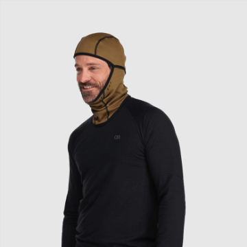 Ulkoilu Tutkimus Alppifleece Balaclava Musta
