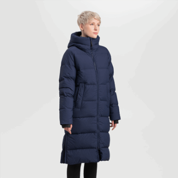 Ulkoilututkimus Naisten Coze Down Parka Laivastonsininen