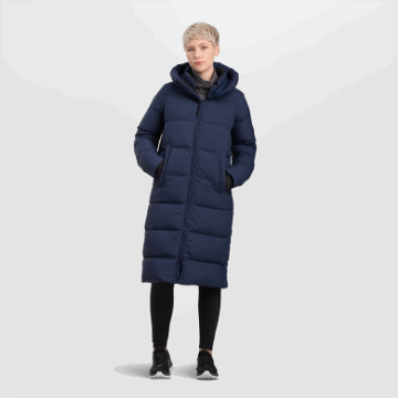 Ulkoilututkimus Naisten Coze Down Parka Laivastonsininen