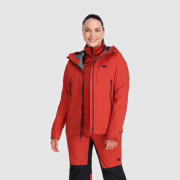 Ulkoilututkimus Naisten Arkkienkeli Gore-tex® -takki Musta