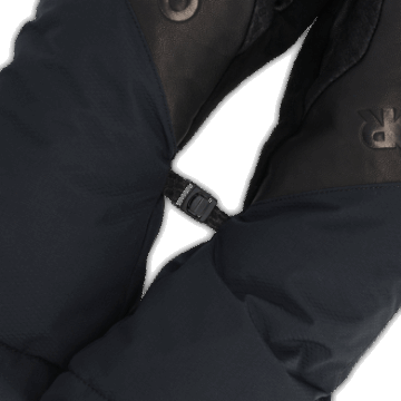 Ulkoilututkimus Naisten Super Couloir Gore-tex® Sensorihanskat Mustat