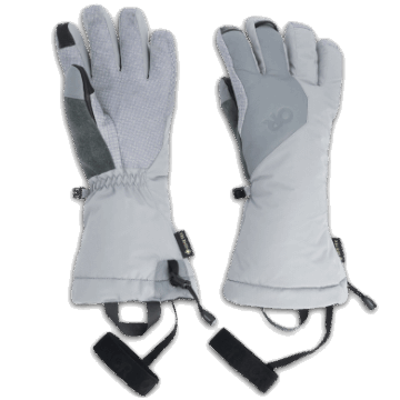 Ulkoilututkimus Naisten Super Couloir Gore-tex® Sensorikäsineet Vaalea Tina