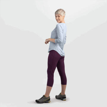 Ulkoilututkimus Naisten Argon L/s Tee Titaani