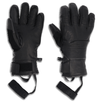 Ulkoilututkimus Miesten Point N Chute Gore-tex® Sensorihanskat Mustat