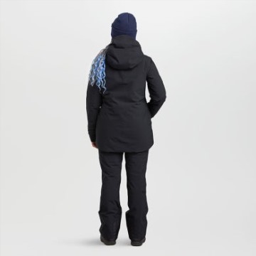 Ulkoilututkimus Naisten Snowcrew Takki Musta