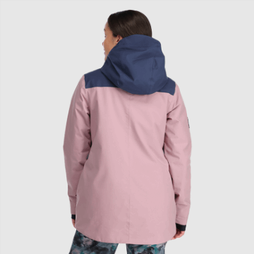 Ulkoilututkimus Naisten Snowcrew Takki Naval Blue/moth