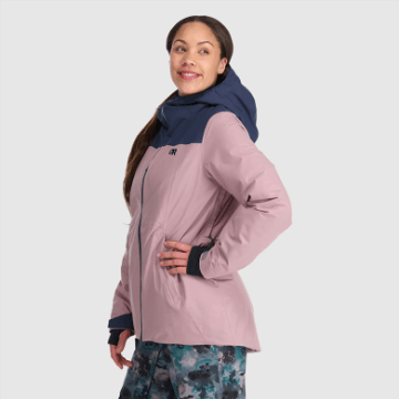 Ulkoilututkimus Naisten Snowcrew Takki Naval Blue/moth