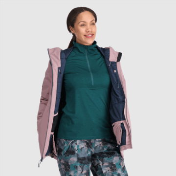 Ulkoilututkimus Naisten Snowcrew Takki Naval Blue/moth