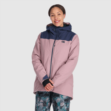 Ulkoilututkimus Naisten Snowcrew Takki Naval Blue/moth