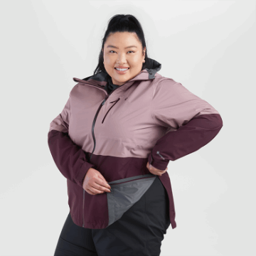 Ulkoilututkimus Naisten Aspire Ii Gore-tex® Plus Koko Sadetakki Koi/hirvi