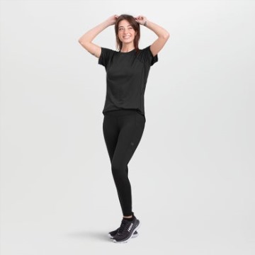 Ulkoilututkimus Naisten Melodia 7/8 Leggingsit Mustat