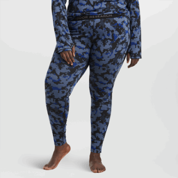 Ulkoilututkimus Naisten Alppihiihto Merinovilla Alushousut Laivastonsininen Camo