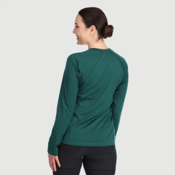 Ulkona Tutkimus Naisten Alppien Alkaessa Merino Crew Treeline