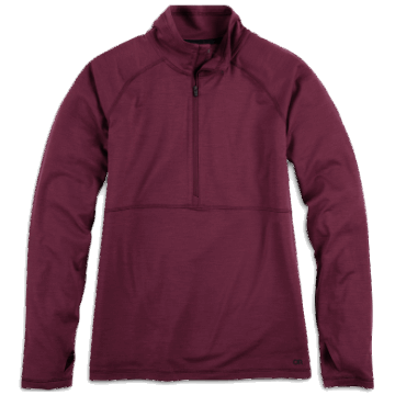 Ulkoilututkimus Naisten Alppien Alkava Merino 150 Half Zip-plus Kalamata