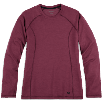 Ulkoilututkimus Naisten Alppien Alkava Merino 150 Crew-plus Charcoal Kanerva