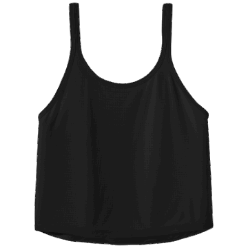 Ulkoilututkimus Naisten Echo Crop Tank Musta