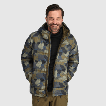 Ulkoilututkimus Miesten Kylmärintainen Huppari Loden Camo