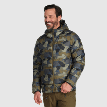 Ulkoilututkimus Miesten Kylmärintainen Huppari Loden Camo