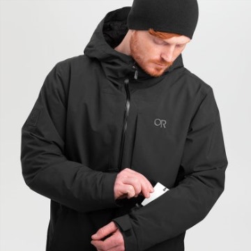 Ulkoilututkimus Miesten Snowcrew Takki Musta