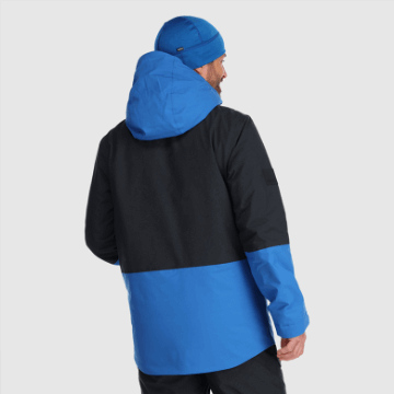 Ulkoilututkimus Miesten Snowcrew Takki Klassinen Sininen/musta