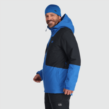 Ulkoilututkimus Miesten Snowcrew Takki Klassinen Sininen/musta