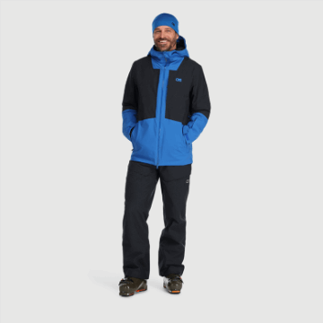Ulkoilututkimus Miesten Snowcrew Takki Klassinen Sininen/musta