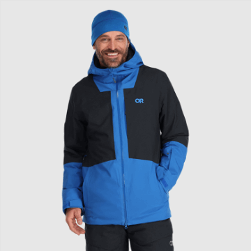 Ulkoilututkimus Miesten Snowcrew Takki Klassinen Sininen/musta