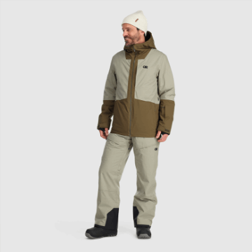 Ulkoilututkimus Miesten Snowcrew-takki Loden/flint