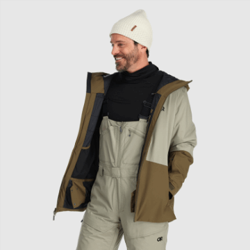 Ulkoilututkimus Miesten Snowcrew-takki Loden/flint