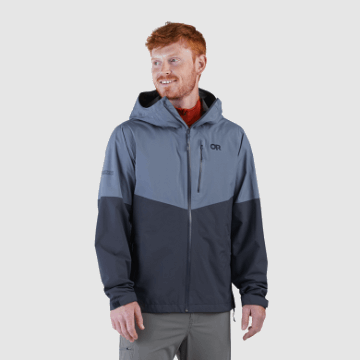 Ulkoilututkimus Miesten Foray Ii Gore-tex® Takki Nimbus/laivastonsininen