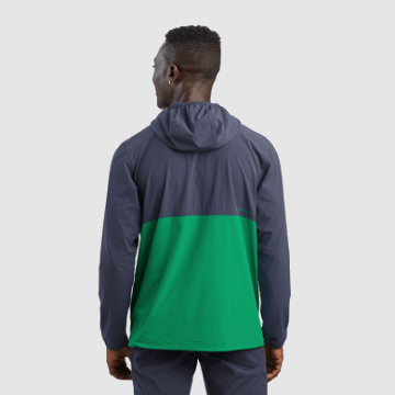 Ulkoilututkimus Miesten Ferrosi Anorak Naval Blue/sprout