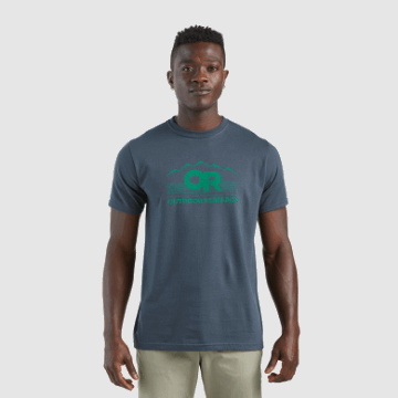 Ulkoilututkimus Miesten Tai Advocate S/s T-paita Naval Blue/sprout