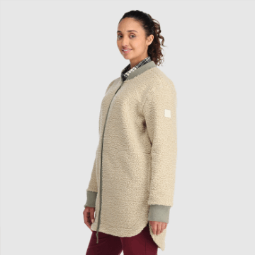 Ulkoilututkimus Naisten Juneau Sherpa Fleece Takki Sumu