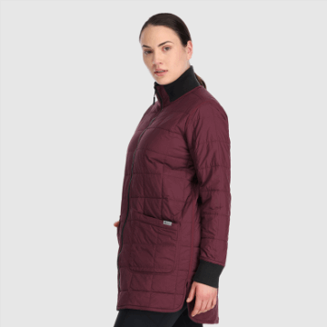 Ulkoilututkimus Naisten Varjo Kääntyvä Parka Musta/kalamata