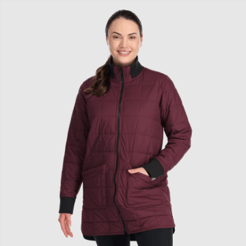 Ulkoilututkimus Naisten Varjo Kääntyvä Parka Musta/kalamata