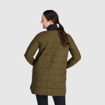 Ulkoilututkimus Naisten Varjo Käännettävä Parka Loden/musta