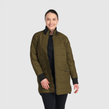 Ulkoilututkimus Naisten Varjo Käännettävä Parka Loden/musta