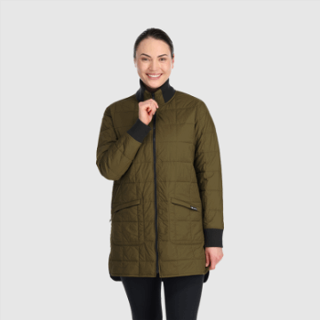 Ulkoilututkimus Naisten Varjo Käännettävä Parka Loden/musta