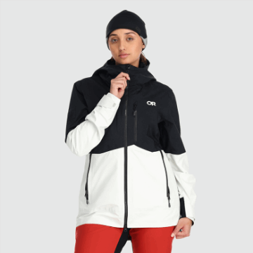 Ulkoilututkimus Naisten Puolipallot Ii Gore-tex® -takki Musta/lumi
