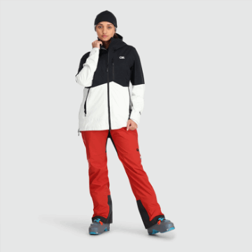 Ulkoilututkimus Naisten Puolipallot Ii Gore-tex® -takki Musta/lumi