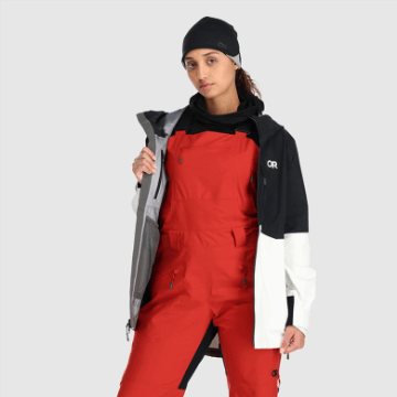 Ulkoilututkimus Naisten Puolipallot Ii Gore-tex® -takki Musta/lumi
