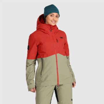 Ulkoilututkimus Naisten Pallonpuoliskot Ii Gore-tex®-takki Karpalo/piikivi