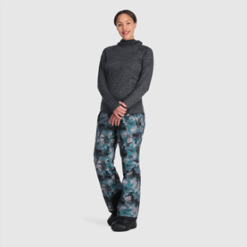 Ulkoilututkimus Naisten Alppipuku Merino 150 Huppari Charcoal Kanerva