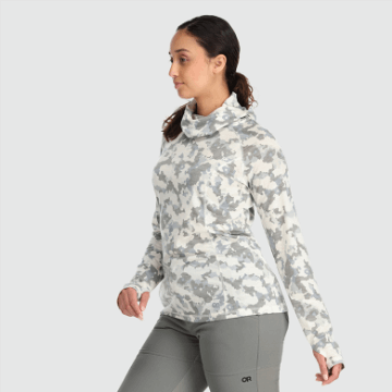 Ulkoilututkimus Naisten Alppien Alkuun Merino 150 Huppari Lumi Camo