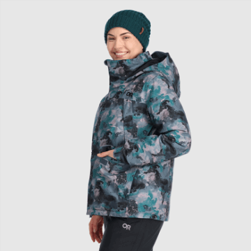 Ulkoilututkimus Naisten Snowcrew Reveler Takki Nimbus Akvarelli