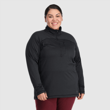 Ulkoilututkimus Naisten Vigor Half Zip-plus Musta