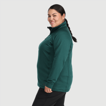 Ulkoilututkimus Naisten Vigor Half Zip-plus Treeline