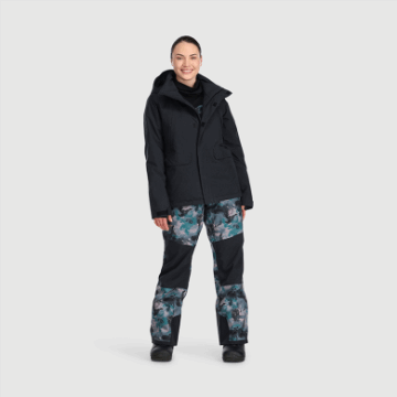 Ulkoilututkimus Naisten Snowcrew-takki-plus Musta