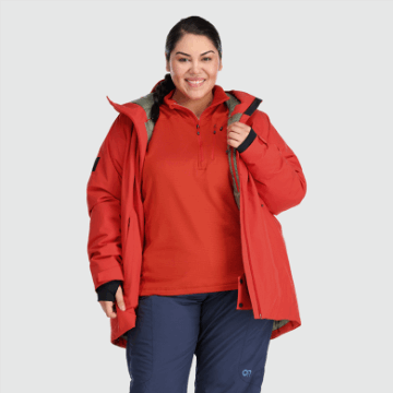 Ulkoilututkimus Naisten Snowcrew-takki-plus Karpalo