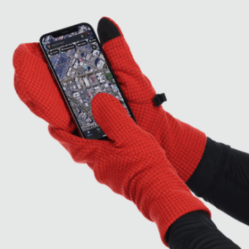 Ulkona Tutkimuspolku Mix Mitts Musta